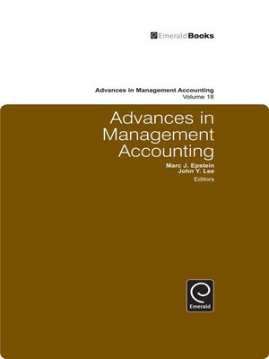 cover image of Advances in Management Accounting, Volume 18